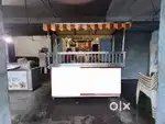 Steel Counter with Umbrella