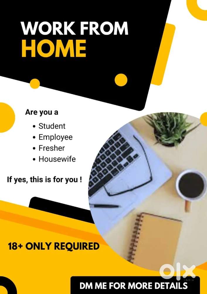 ઘરે બેઠા કામ ફુલ time ઍનૅ part time