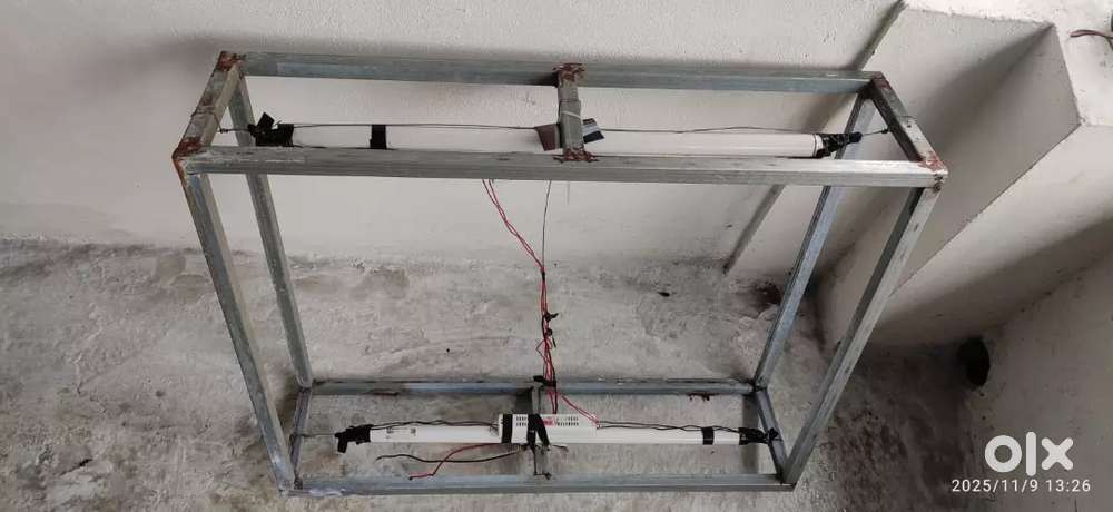 Metal frame display board