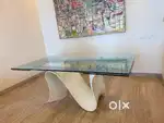 Imported Italian Glass Dining Table