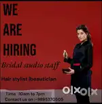 We are hiring experienced beautician staff.