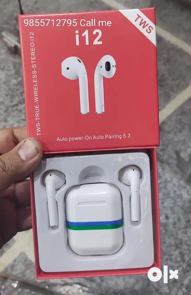 i12 Airpods new seal pack pc Available.