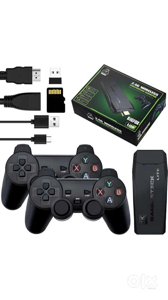 Retro GameStick 4K TV Console with 20000 Games & 2 WirelessControllers