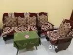 Sofa set with center table