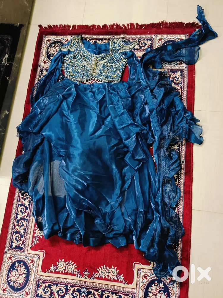 Designer Blue croptop L Size