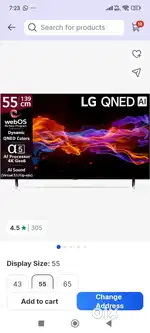 LG 55A3 OLED NEW UNUSED SEALED UNIT