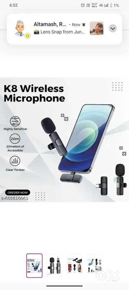 Microphone voice koleti brand