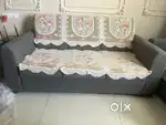3 plus 2 seater sofa with coffee table