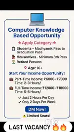 Urgent Requirement