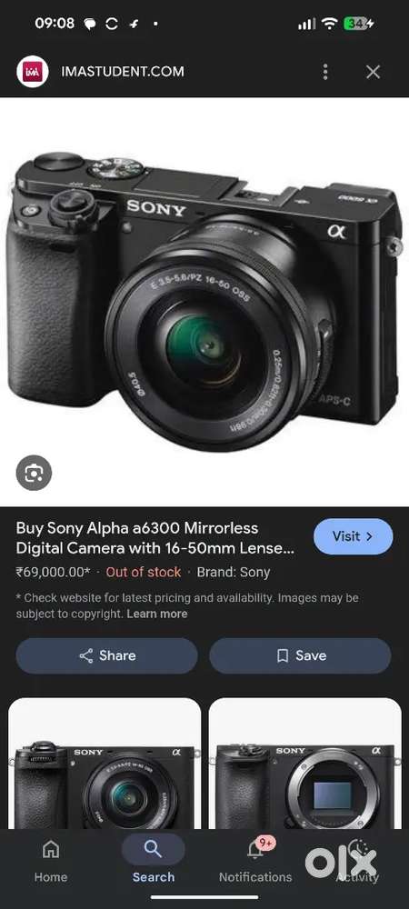 Sony a6000 with kit lens