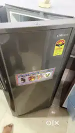 Single door fridge with warranty and good condition