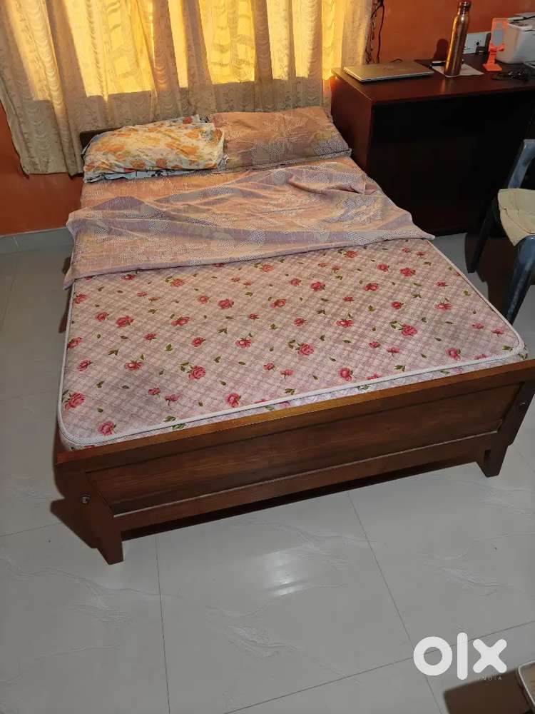 Double bed with mattress for sale