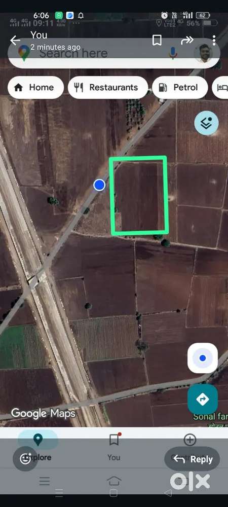 Farm house Land sell near new Narmada Bridge Barwaha