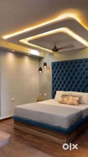Gypsum ceiling work •Painting •POP •Cupboard Work •Modular Kitchen