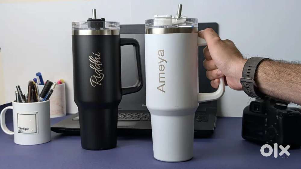 1200ML Stainless Steel Tumbler with Straw