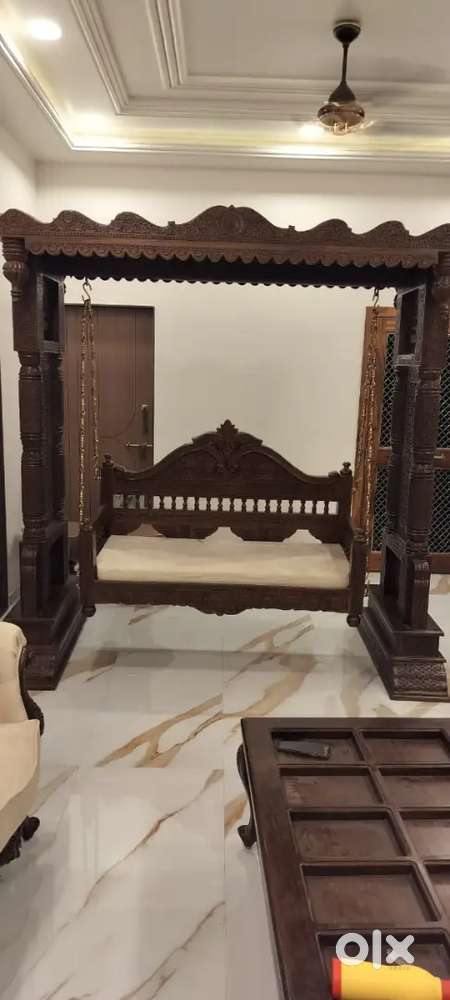 Elegant handcrafted wooden swing(jhula) price 250000/-