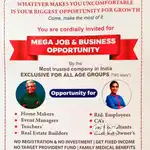 MEGA JOB AND BUSINESS APPORTUNITY