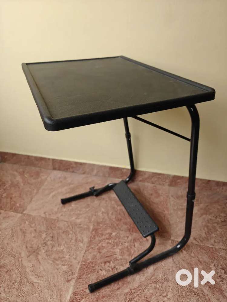 Chair, two tables