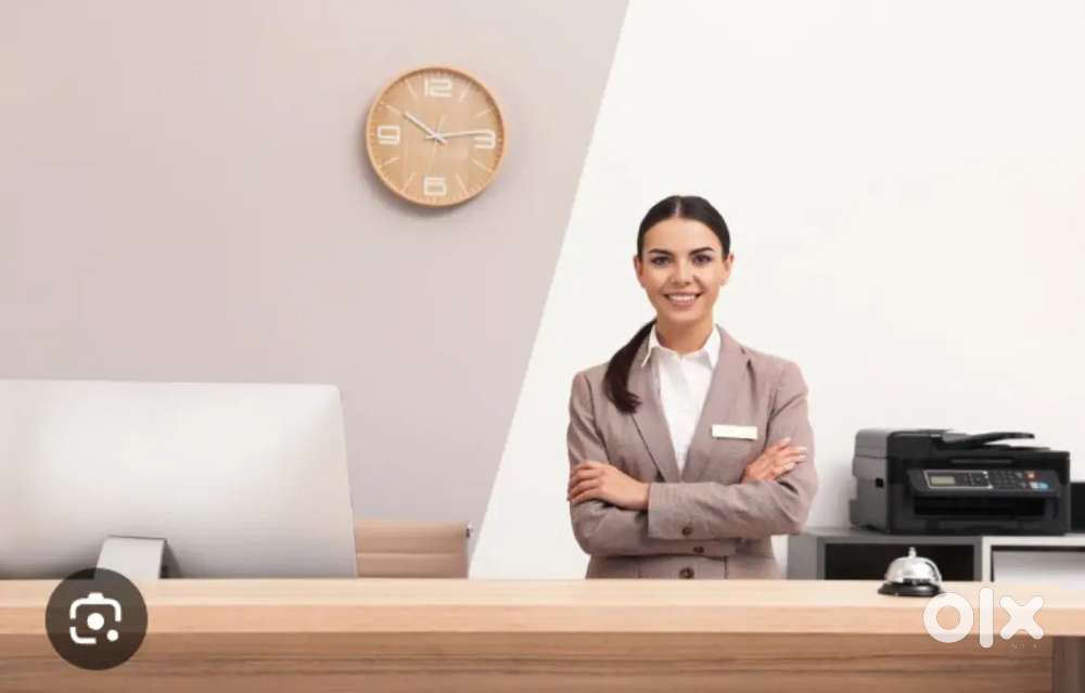 Receptionist front office Job
