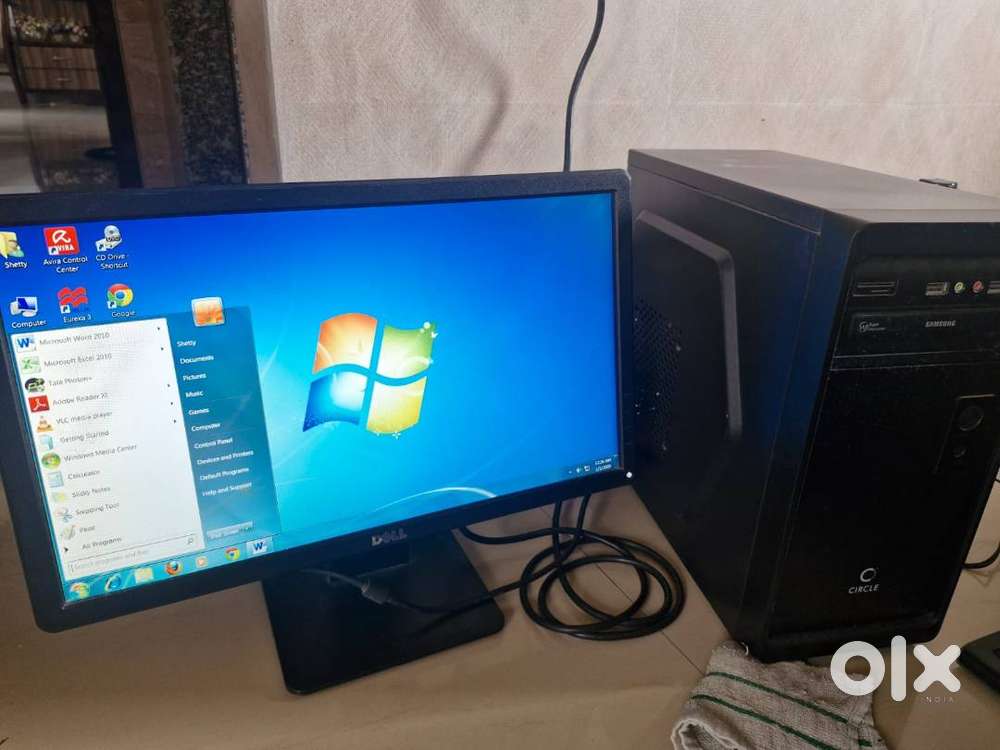Dell desktop(20 inches) and Circle CPU