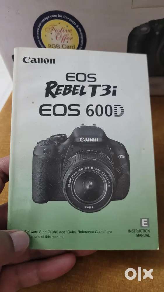 Canon EOS 600D Rebel T3i kit pack