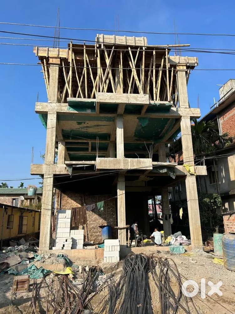 At Six Mile, Chachal 3Bhk Under construction Flat for sale