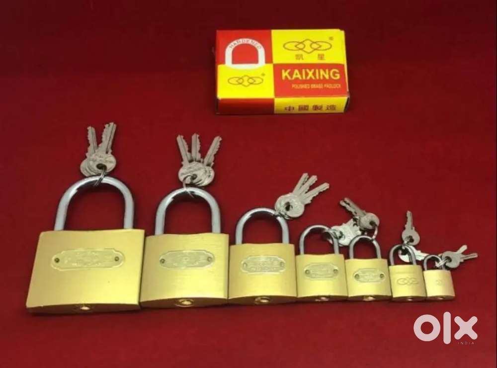Golden padlocks all sizes in wholesale rate