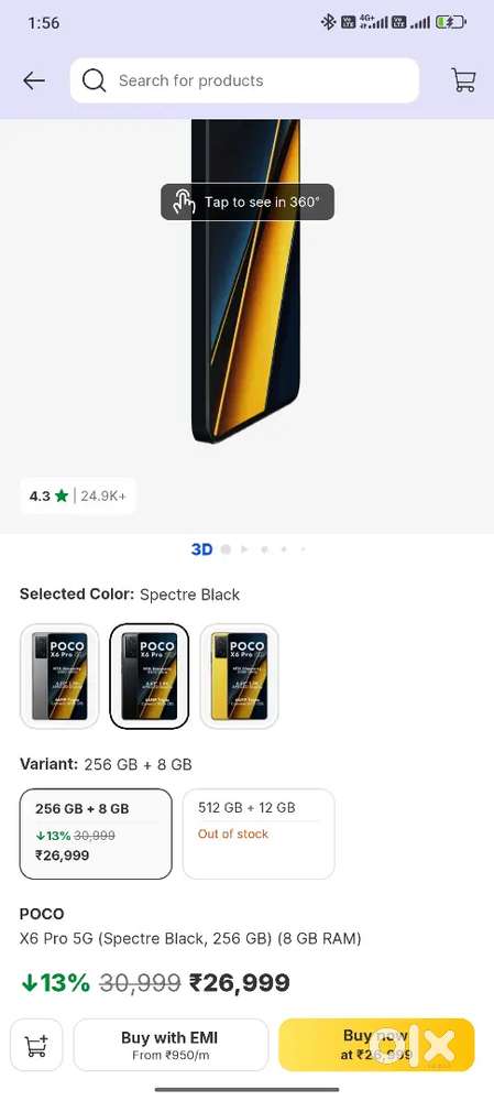 Poco x6 pro 8 256gb new condition
