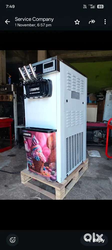 Softy ice cream machine