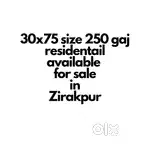 10 Marla Freehold residential plot available for sale in Zirakpur