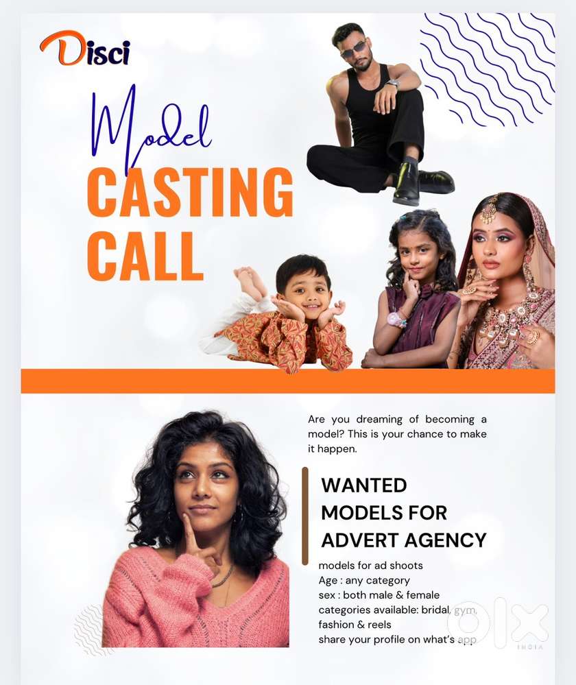 Wanted models for advertising agency