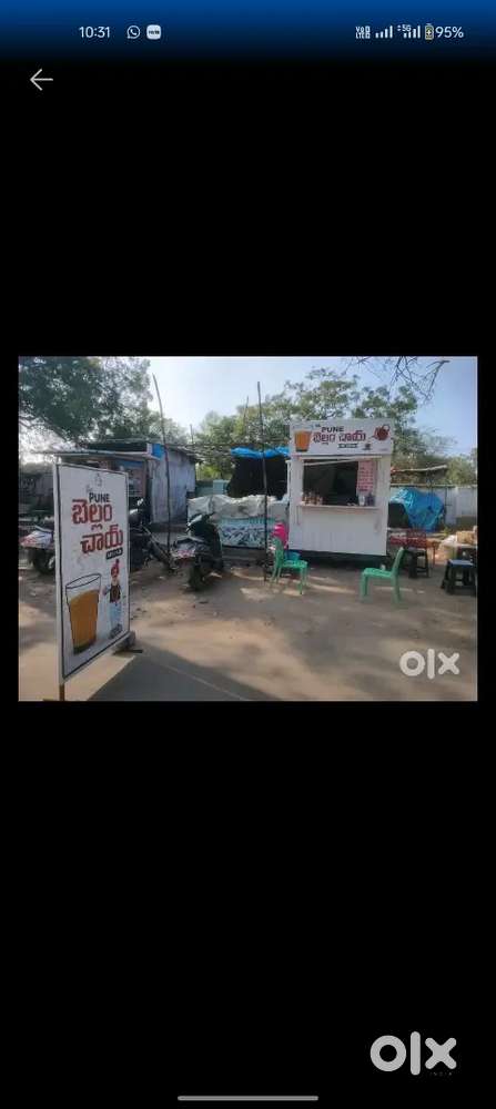 6*6 container, fridge and total setup