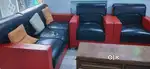 Sofa 5 seater leather sofa set  with Couch and table for sale