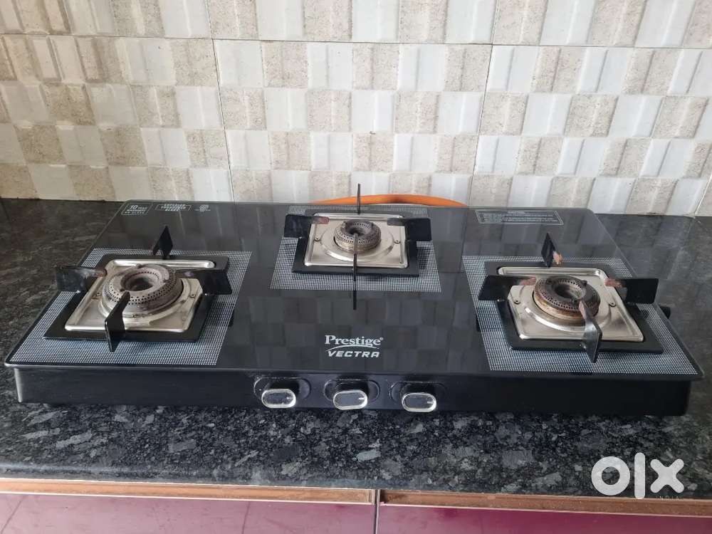 Prestige Victra slim 3 burner gas top