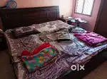 2 wardrobe (2+2) +1 king size cot(understorage) +1dressing table