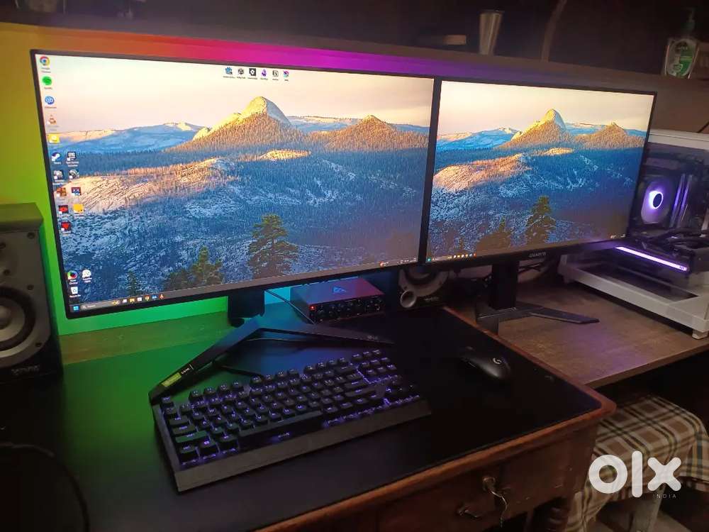 Complete Gaming PC - AMD CPU + GPU, 4k Monitor(warranty 10 months old)