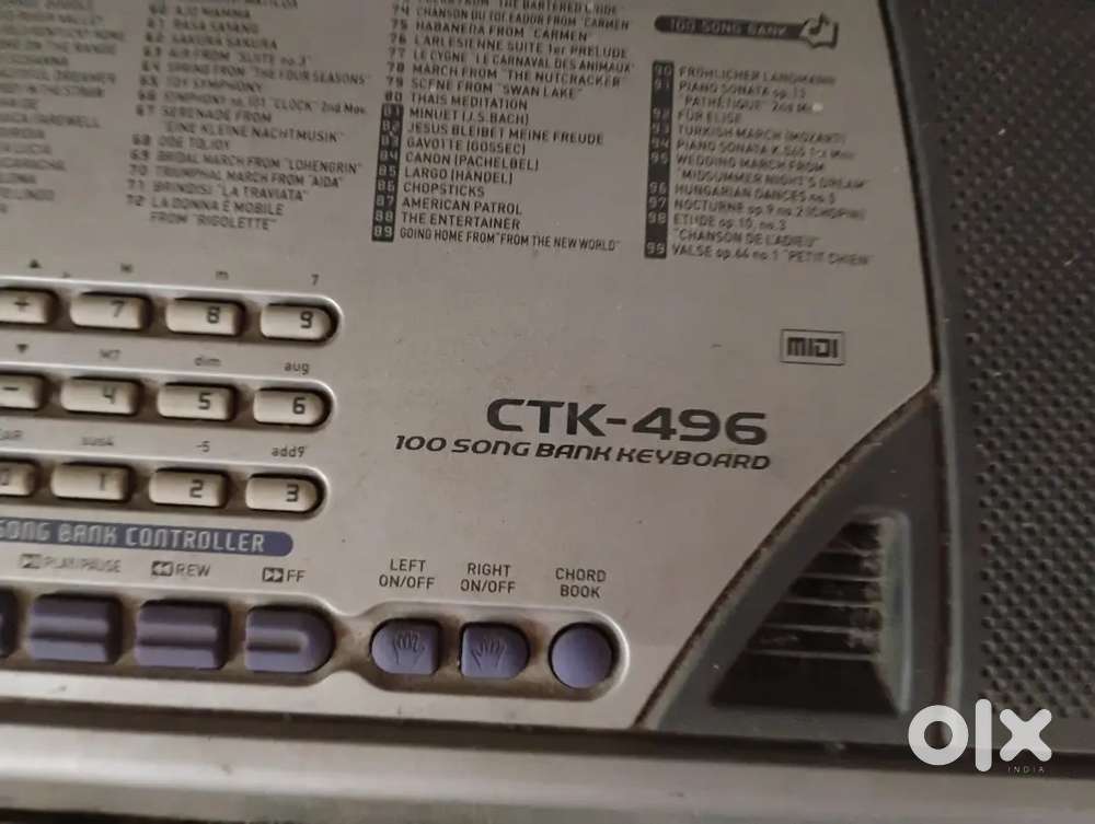 Casio music keyboard in good working condition