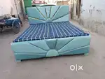 THE NEW , WOODEN DESIGN (DOUBLE BED WITH BOX 6*6 ) IN RJNGR