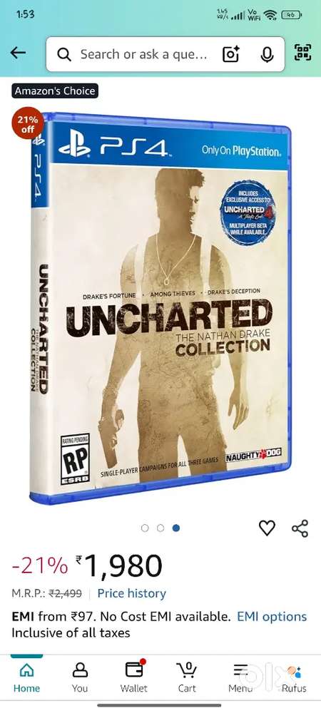 Uncharted The Nathan Drake Collection - PlayStation 4