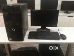 Hp compaq desktop with  screen ( dual core ,4gb,320gb)