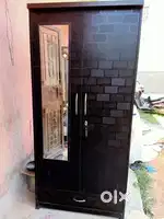 Wooden new unused wardrobe full regular size with mirror available