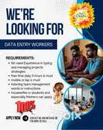 Data entry typing job for freshers apply now
