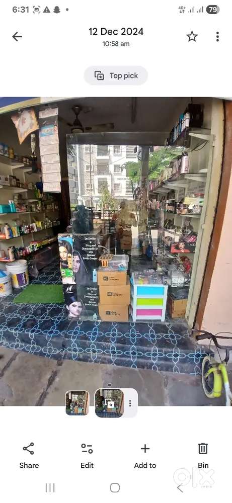 Beauty parlour and cosmetic shop sale