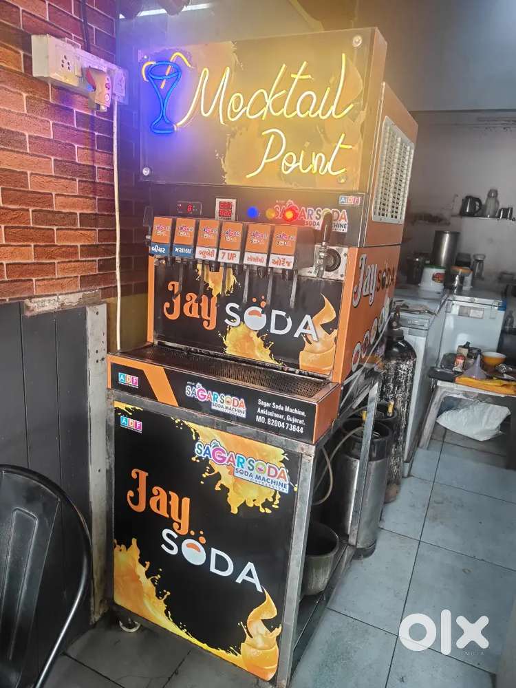 Sell my 6+2 head soda making machine