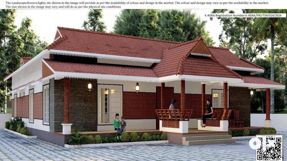 11 Cent - 3BHK Nalukettu house for Sale Near Mundur, Thrissur