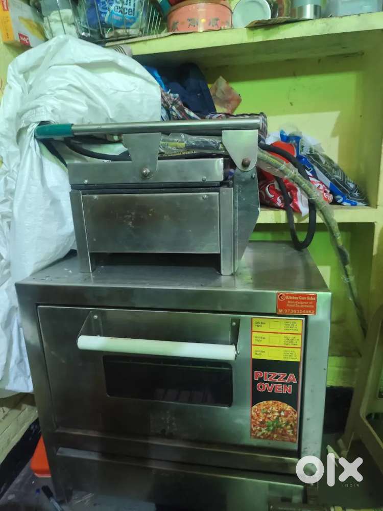 GAS PIZZA OVEN AND SANDWICH MAKER