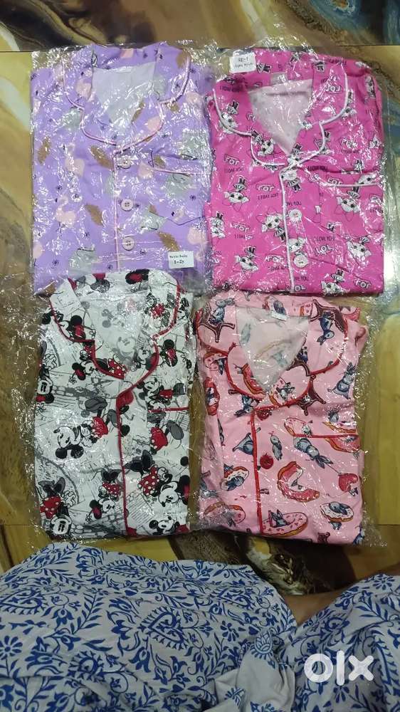 Kids Imported Fabric Nightsuit