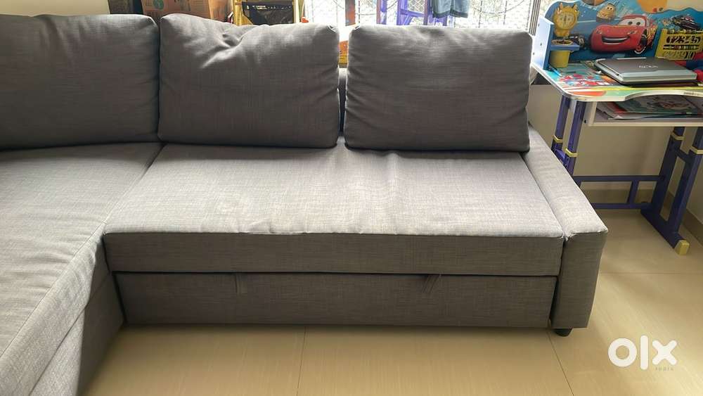 Ikea friheten sofa cum bed with storage