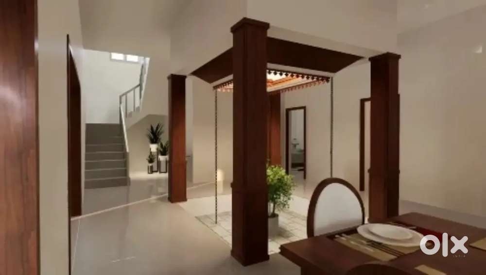 Elegant Luxury - 15 cent /5BHK Nalukettu house for sale in thrissur