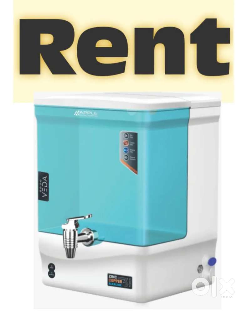 Water purifier available on rent